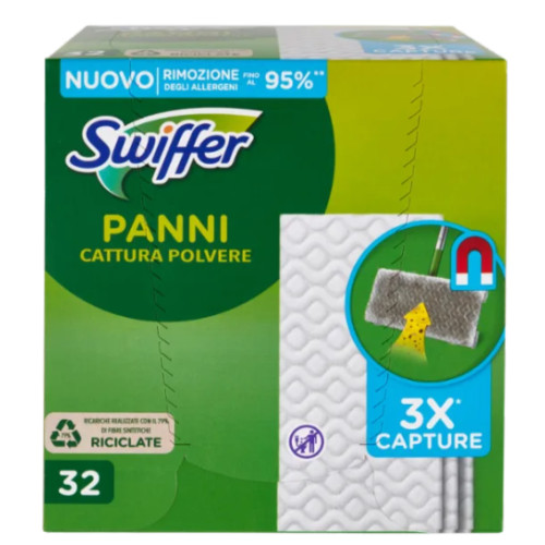 Змінні сухі серветки для прибирання Swiffer Dry, 32 шт